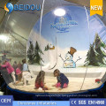 Durable Giant Christmas Foto Menschliche Schnee Globe Aufblasbare Snow Dome